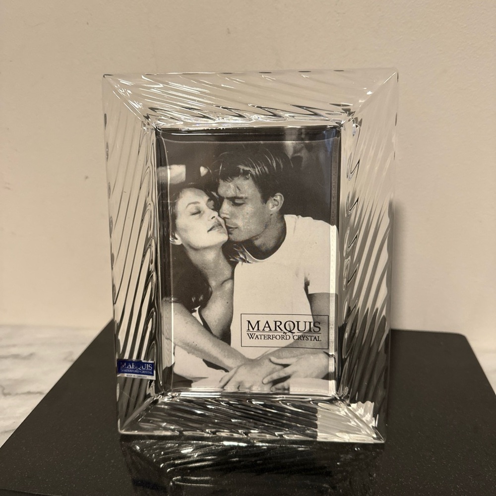 Waterford Marquise Siena Crystal Photo Frame 4x6” photo  NEW NWT